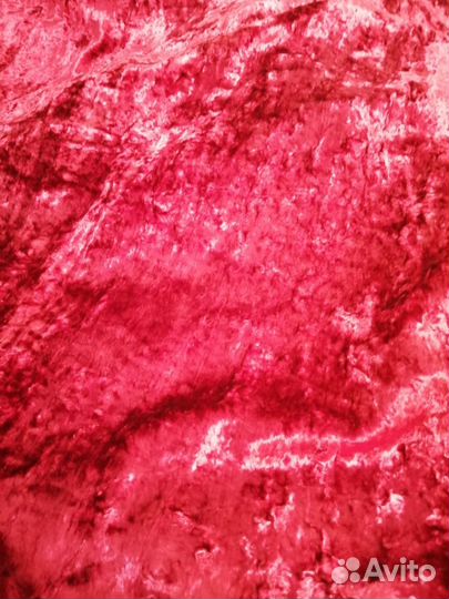 Ткань. Бархат. Вишнёвый
