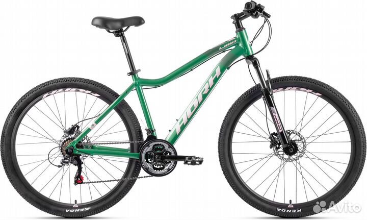 Велосипед horh lima LHD 7.0 27.5 (2023) Green-Pink
