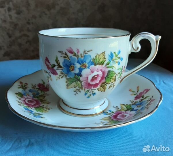 Чайные пары винтажные (2шт), Англия, 1960-е