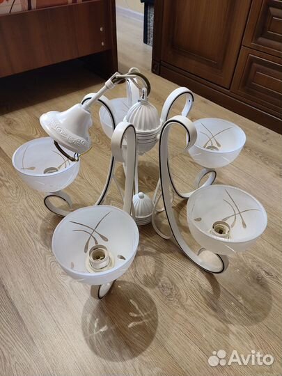 Люстра потолочная подвесная бу