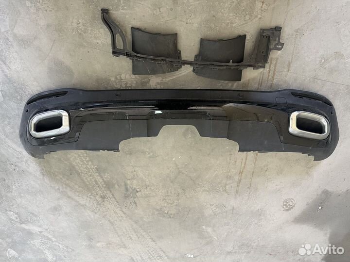 Диффузор на задний бампер Мерседес GLE 167