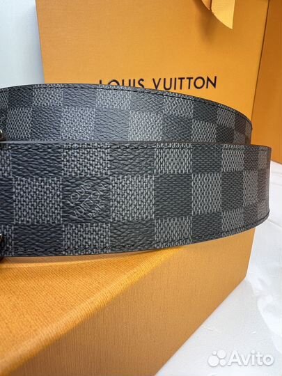 Ремень двухсторонний Louis Vuitton Damier Graphite