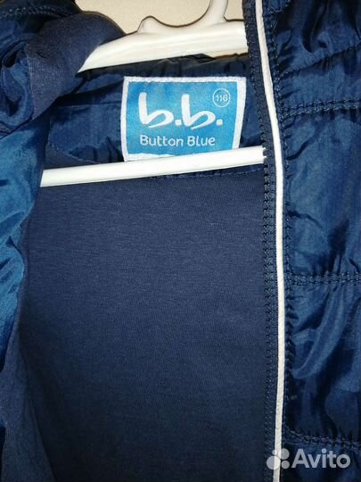 Куртка для мальчика 116 Button Blue