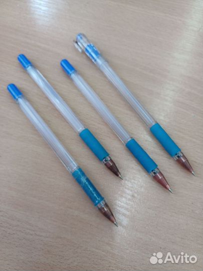 Ручки синие бу
