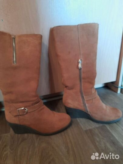 Сапожки черные