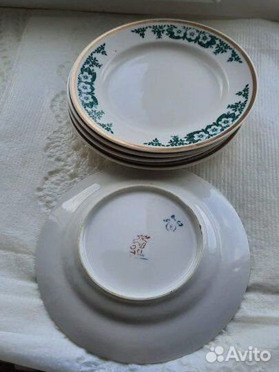 Винтаж: Тарелочки десертные. фз.Вербилки. СССР