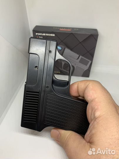 Креативный портсигар пистолет зажигалка 2в1