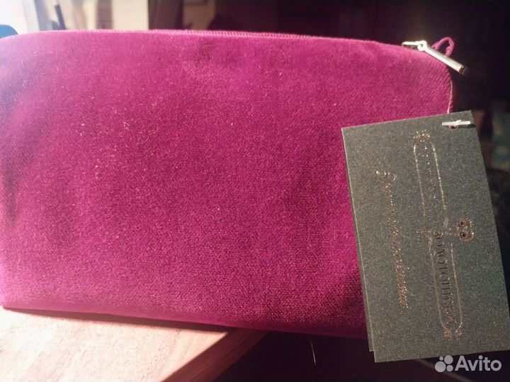 Косметичка бархатная