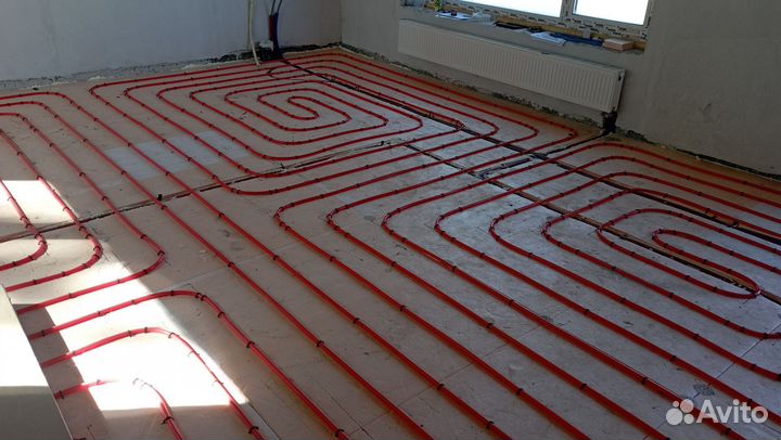Тёплые полы система отопления водопровод