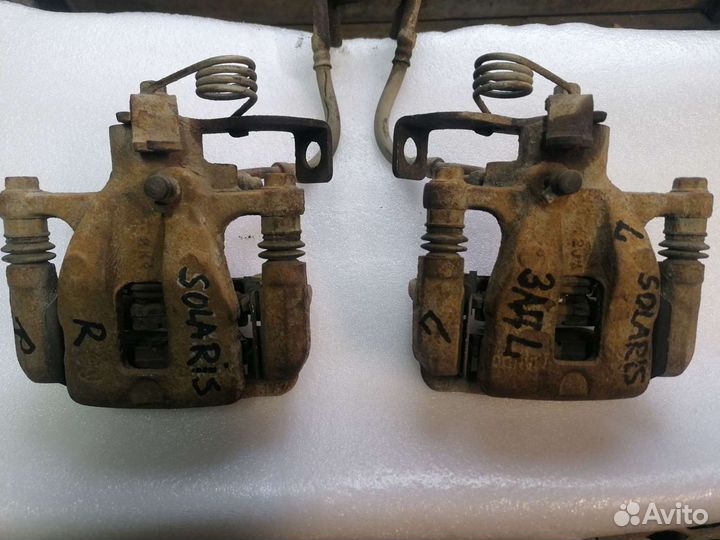 Задние суппорта hyundai solaris-1