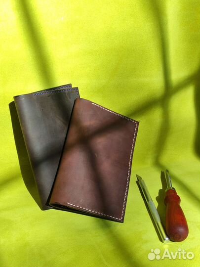 Обложка на паспорт натуральная кожа