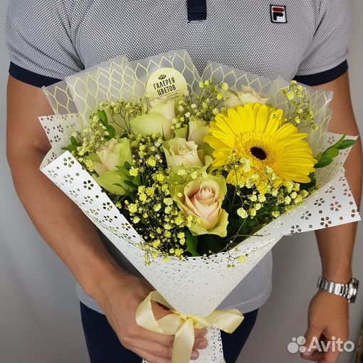 Букет с розами