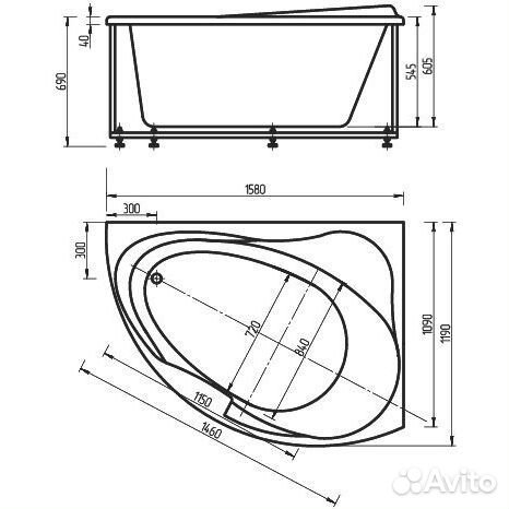 Альтаир прав.пустая с фр.экр. (вклеенный каркас)