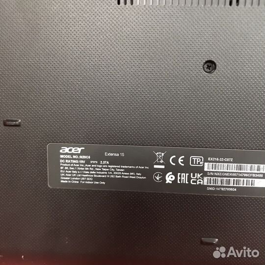 Ноутбук Acer extensa 15 (47323)