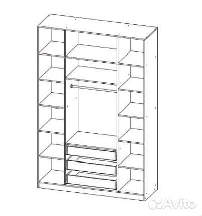 Шкаф Зодиак 4.3 с антресолью