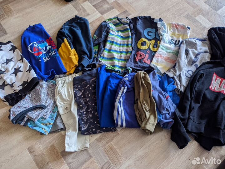 Вещи пакетом на мальчика 98 104 110