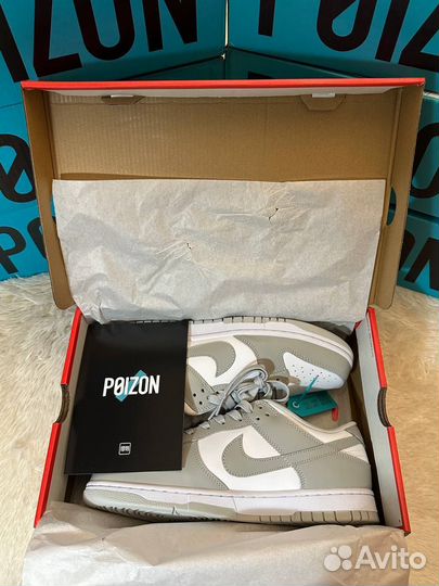 Nike dunk low grey fog оригинал