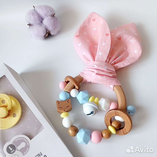 Погремушка грызунок прорезыватель