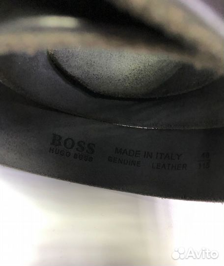 Ремень кожаный мужской Boss