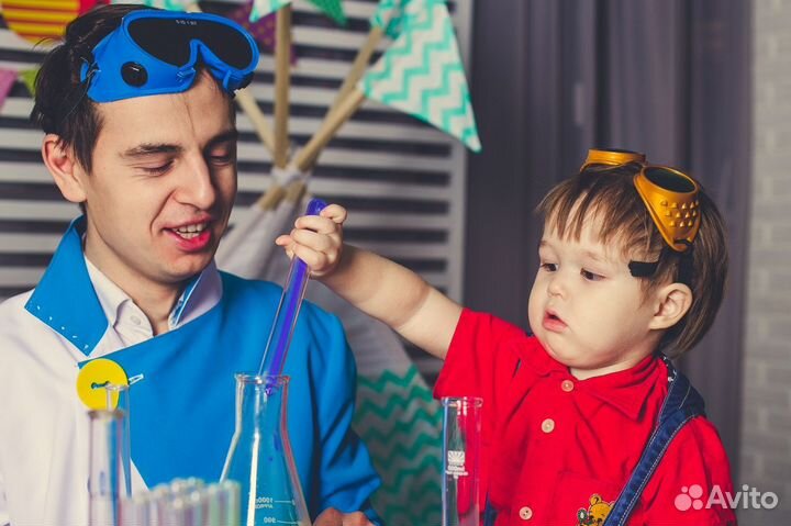 Крио шоу, научное шоу, слаймы