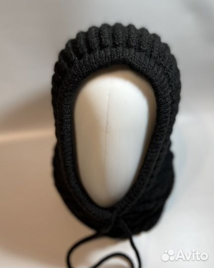 Капор женский вязаный 3 в 1