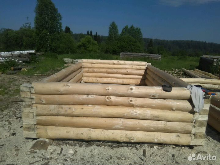 Продам сруб 5*5 пихта, осина