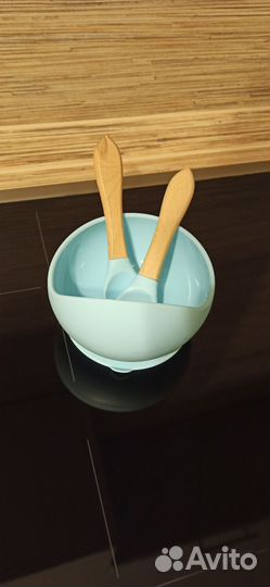 Тарелка силиконовая детская на присоске