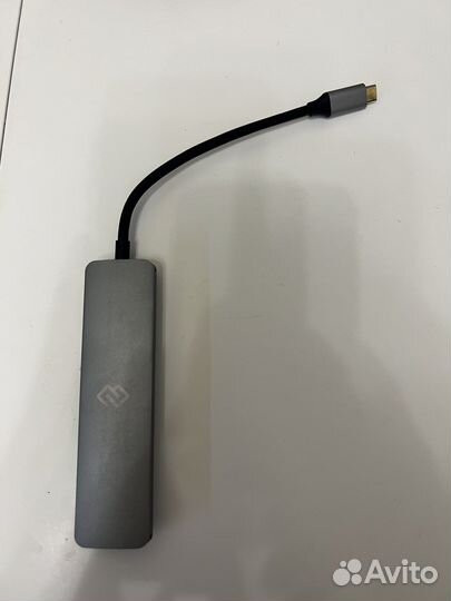 Переходник Док станция (USB хаб) Digma DS-740UC-GL