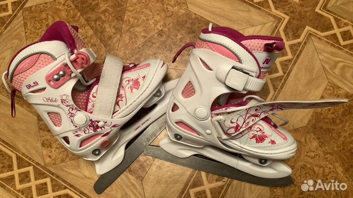Коньки детские раздвижные 27 30