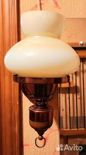 Светильник настенный бра винтаж медненый