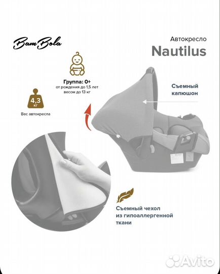 Автолюлька 0+, Bambola Nautilus