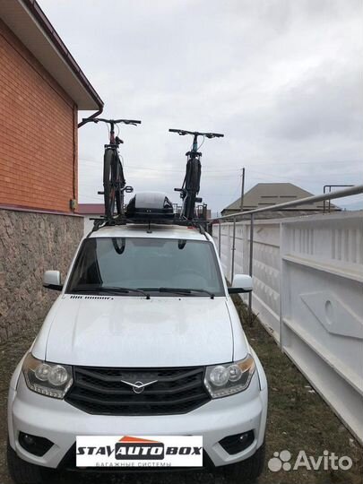 Велокрепление на крышу автомобиля