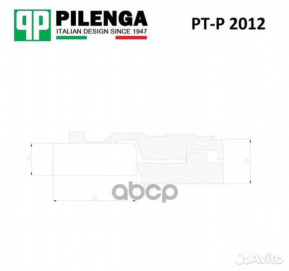 Натяжитель ремня приводного в сборе PTP2012 PIL