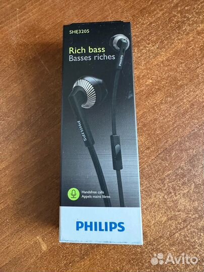 Наушники Philips SHE3205 Rich bass капельки