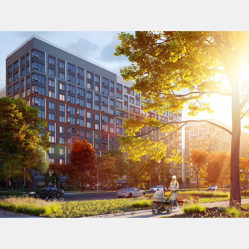 2-к. квартира, 67,4 м², 12/12 эт.