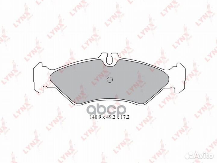 Колодки тормозные дисковые зад BD5338 lynxauto