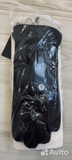 Перчатки женские кожаные