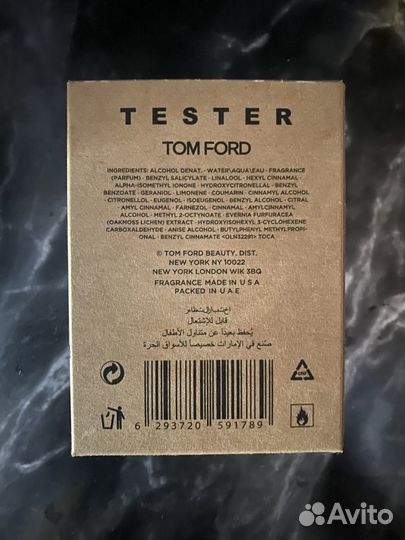 Мужской парфюм тестер Tom Ford 