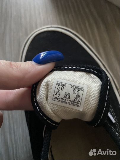 Кеды vans высокие 36,5 оригинал