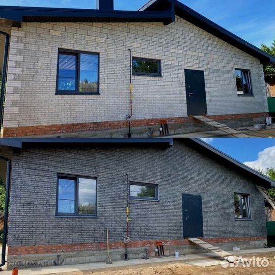 Теплоблоки - блок с отделкой и утеплителем