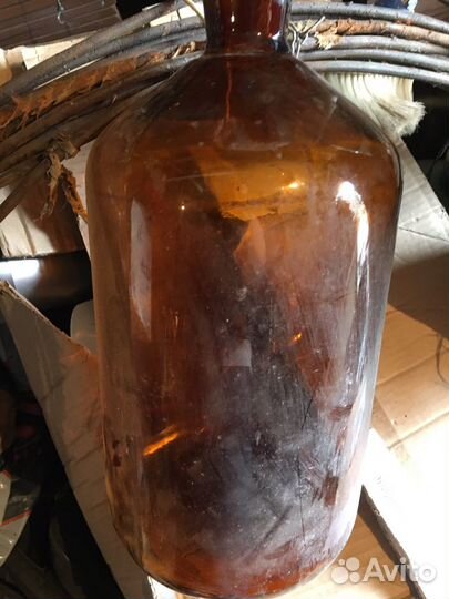 Бутыль стеклянная