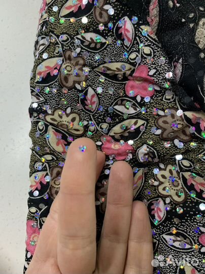 Ткань с пайетками Турция