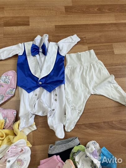 Одежда для малыша 0-6 месяцев