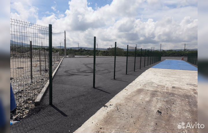 Сетка для забора 3d