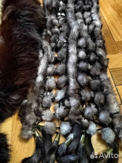 Шарф норковый