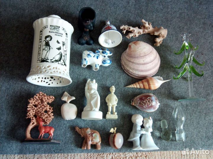 Фарфор, фигурки, статуэтки, пробки графинов