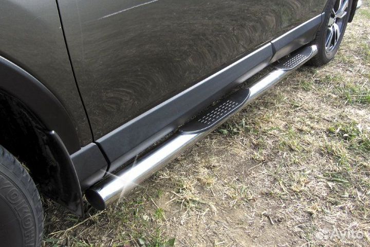 Защита порогов Toyota RAV-4 (2015)