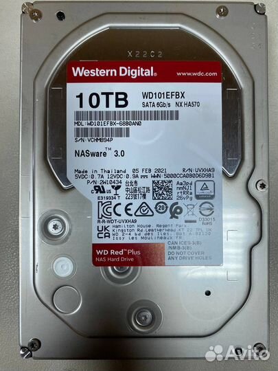Жесткий диск WD Red 10Tb 101efbx