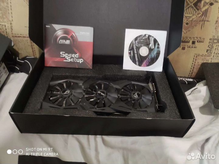 Видеокарта gtx 1060 6gb asus strix
