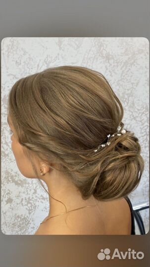Укладка прическа